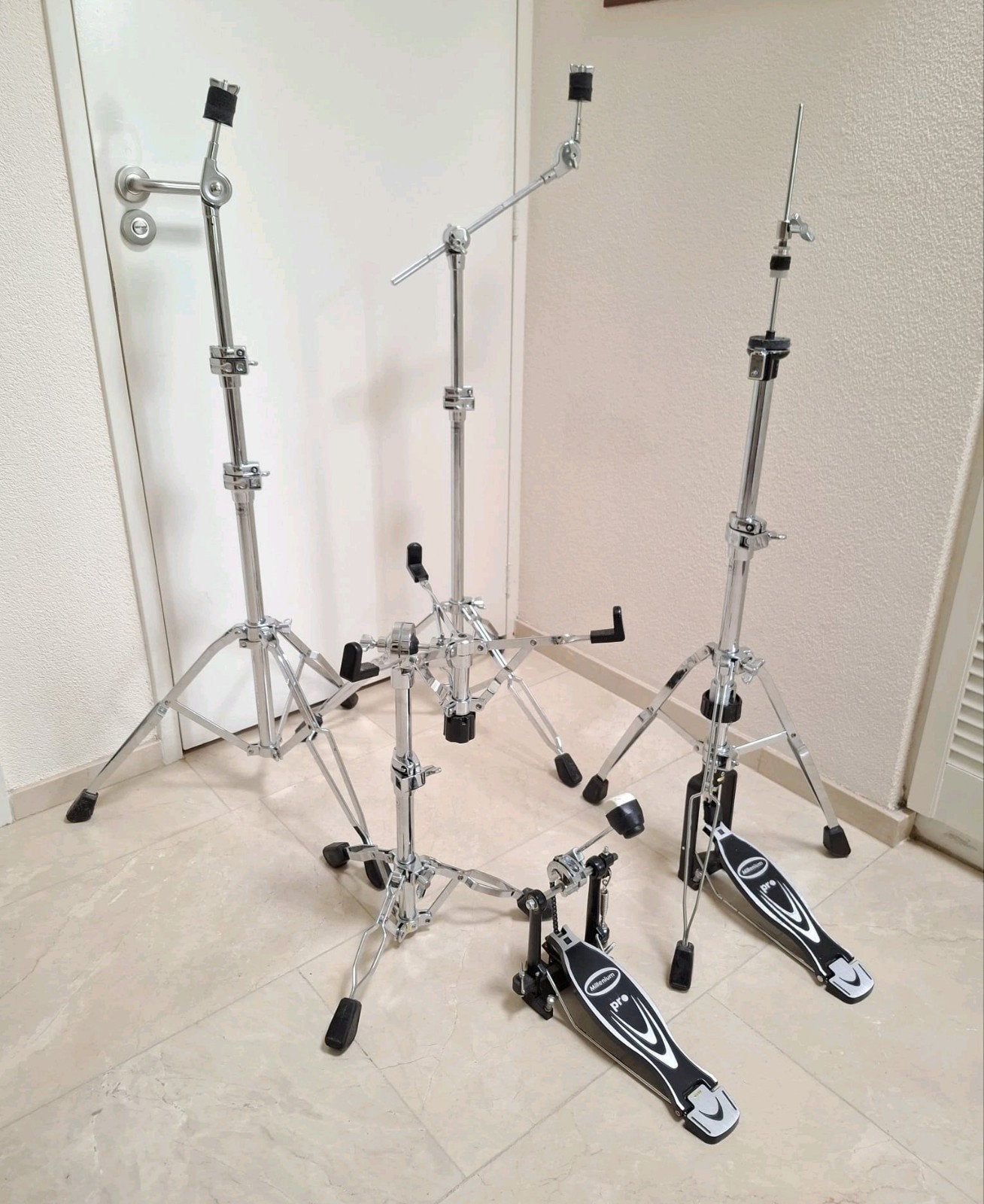 Millenium Pro Hardware set hardwareset pakket statieven, Muziek en Instrumenten, Instrumentstandaard, ., Drums of Percussie, Millenium
