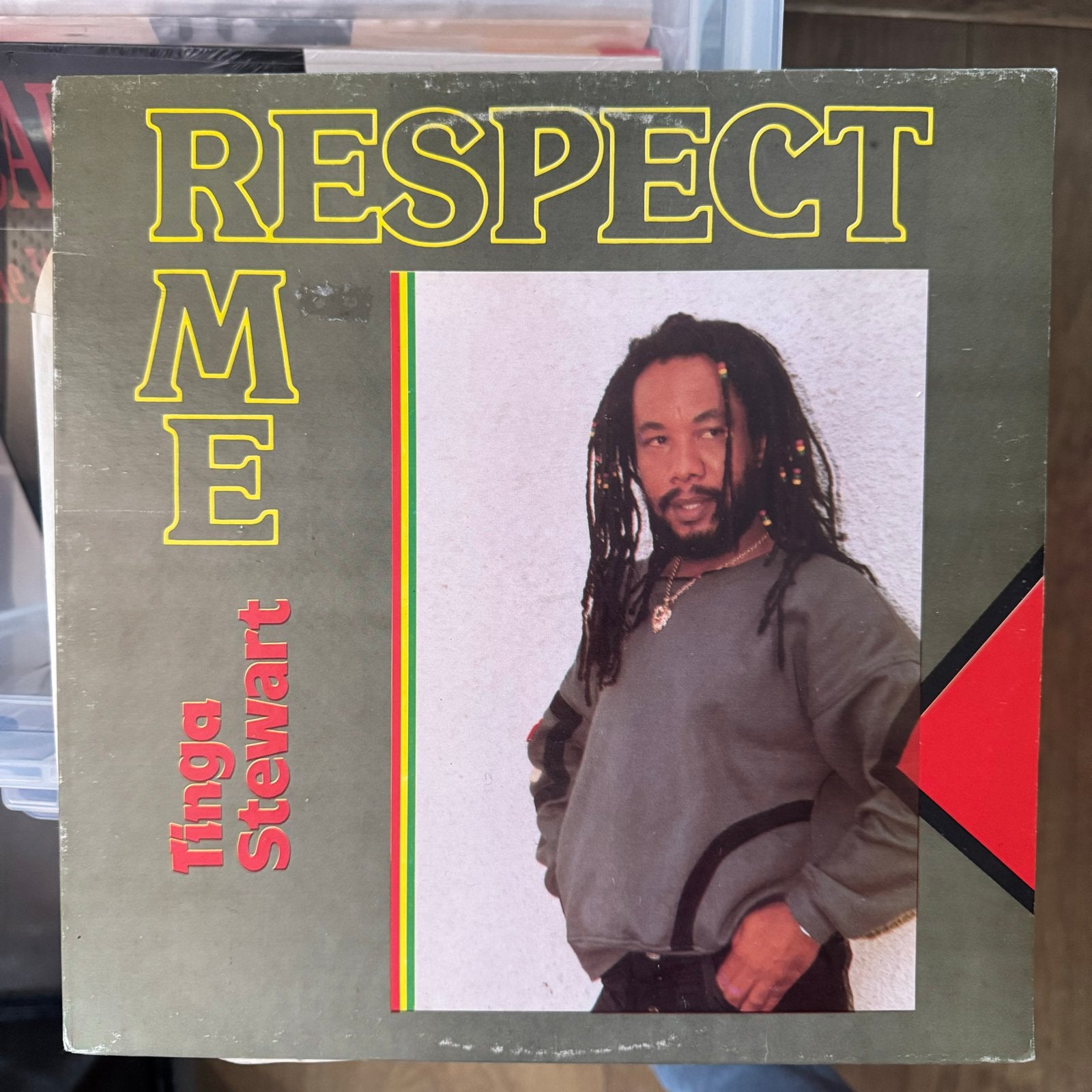 Tinga Stewart - Respect Me (Reggae vinyl), Cd's en Dvd's, Ophalen of Verzenden, Gebruikt, 12 inch