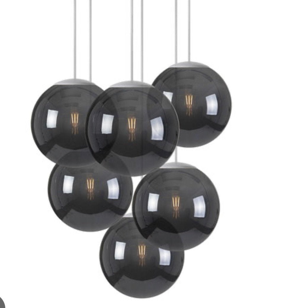Hanglamp Fatboy antraciet rokersglas, Huis en Inrichting, Lampen | Hanglampen, Ophalen, Nieuw, Kunststof