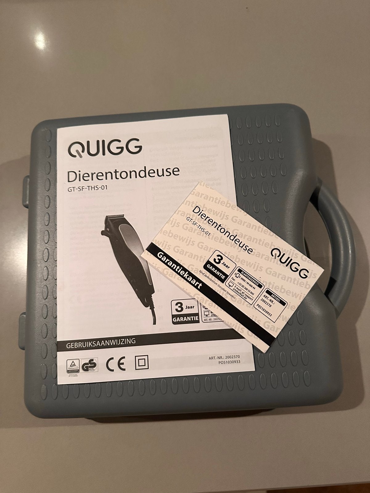 Quigg dierentondeuse, Overige merken, Ophalen of Verzenden, Zo goed als nieuw
