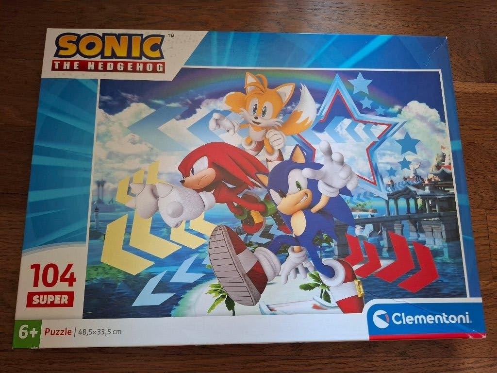 Puzzel Sonic 104 stukjes 6+, Ophalen, Meer dan 50 stukjes, Zo goed als nieuw, 6 jaar of ouder