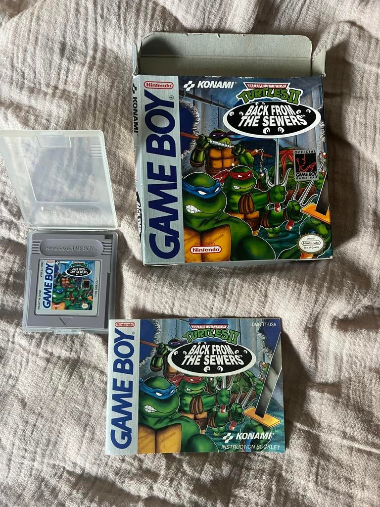 Turtles 2 Back From The Sewers gameboy, Spelcomputers en Games, Games | Nintendo Game Boy, Avontuur en Actie, 1 speler, Ophalen of Verzenden