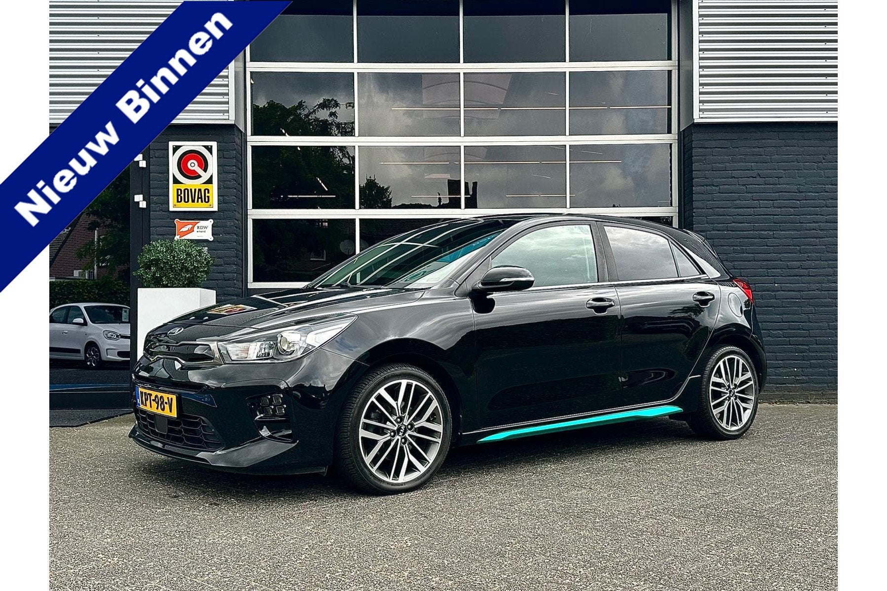 Kia Rio 1.0 Executive GT-Line, Carplay, Camera, Cruise, Navi, Auto's, 450 kg, Gebruikt, Leder en Stof, Automatische klimaatregeling