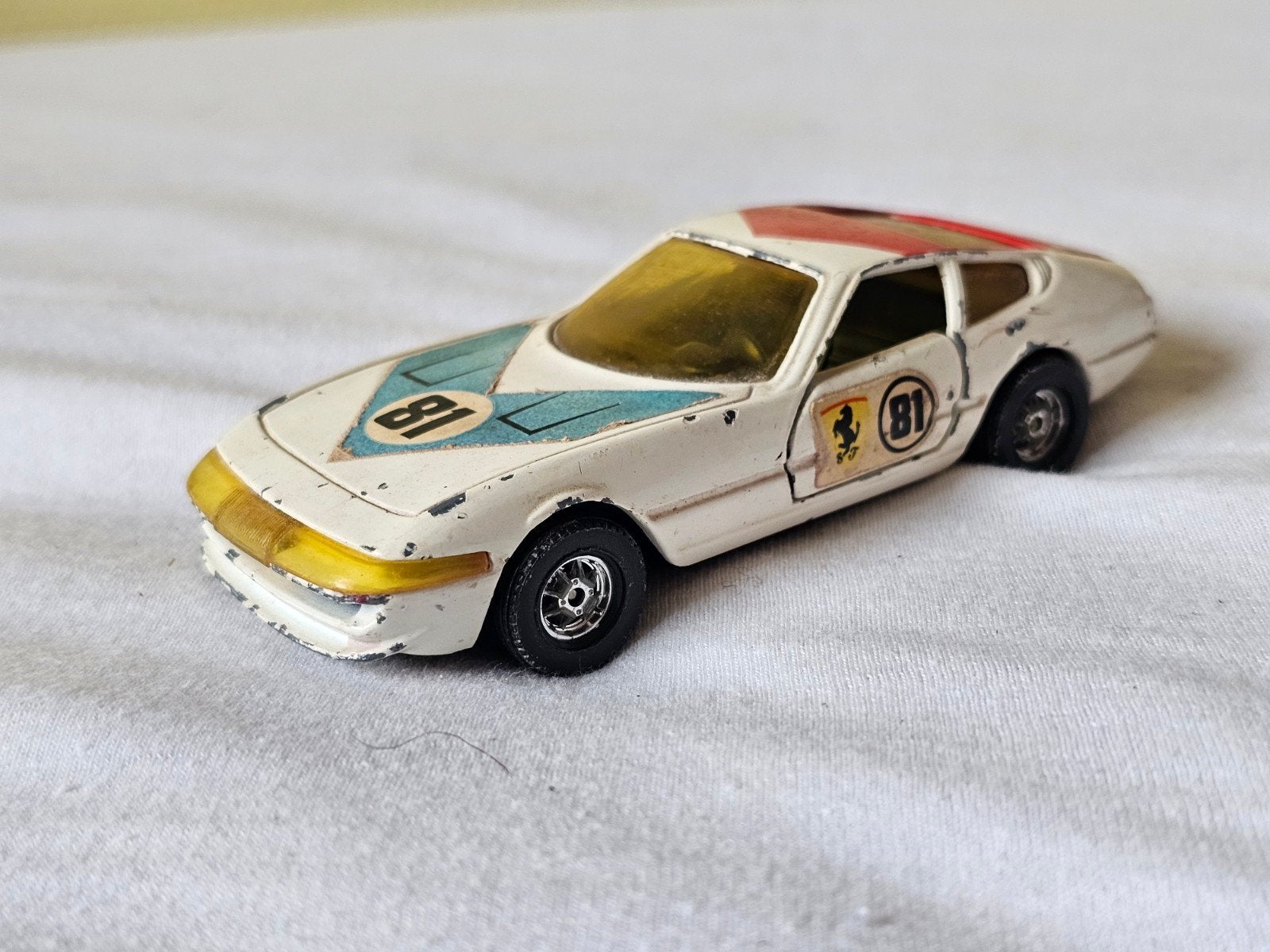 Corgi Toys Ferrari Daytona Modelauto 1/43, Ophalen of Verzenden, Gebruikt, Auto, Corgi