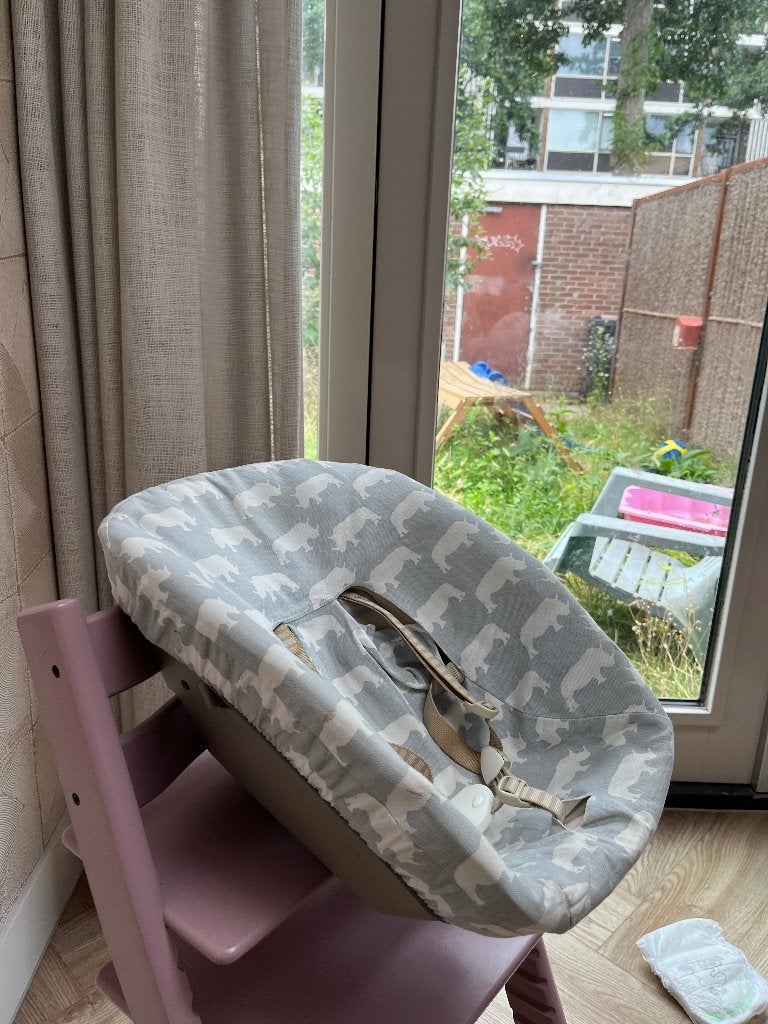 Stokke babyset met hoes van Ukje, Kinderen en Baby's, Kinderstoelen, Ophalen, Zo goed als nieuw, Hangstoel