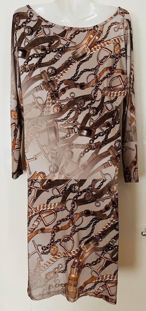 Studio Mo jurk maat S, Kleding | Dames, Jurken, Beige, Ophalen of Verzenden, Zo goed als nieuw, Maat 36 (S)