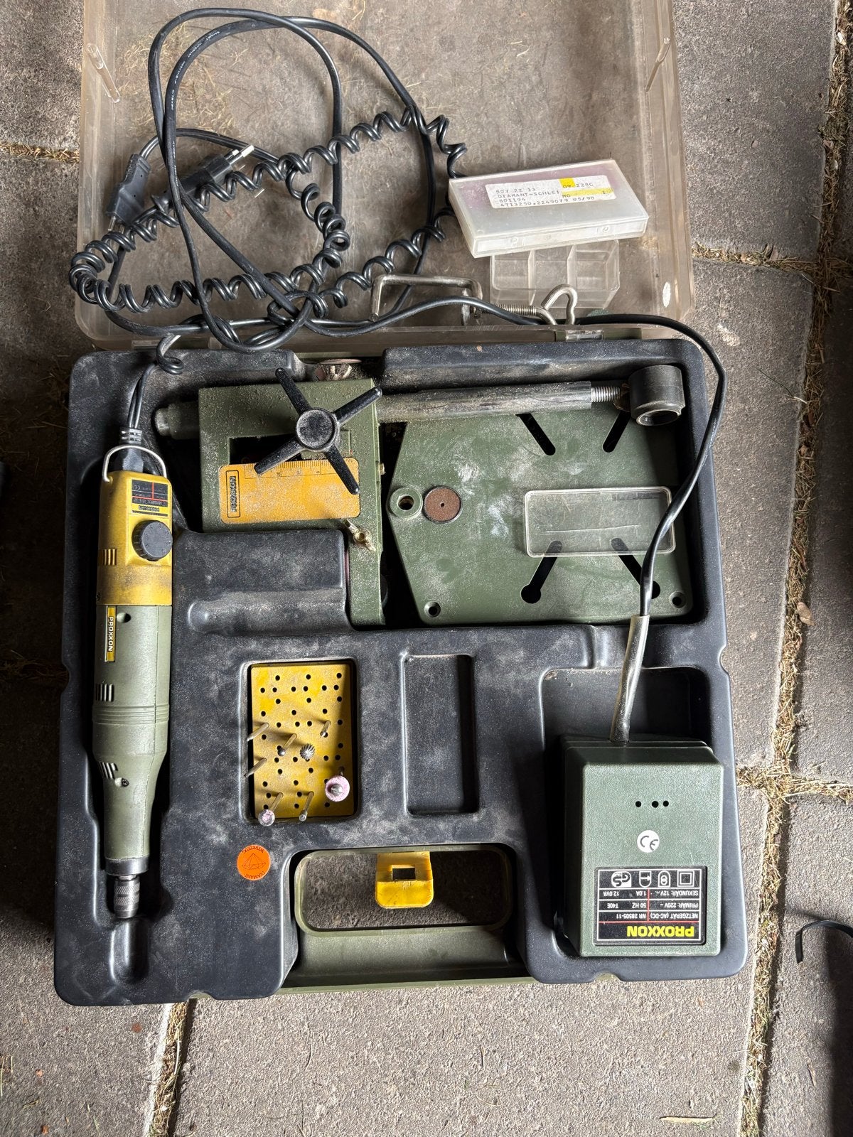 Proxxon Micromot 50/E precisie boormachine set, Ophalen, Gebruikt, Variabele snelheid, Overige typen