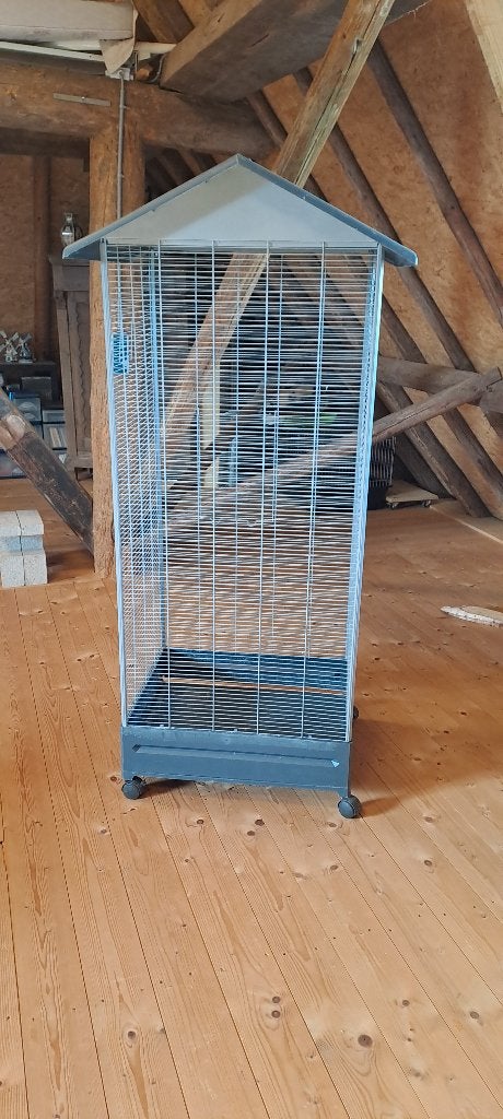 vogelkooi, vogelvoliere, Dieren en Toebehoren, Ophalen, Zo goed als nieuw, Metaal, Vogelkooi