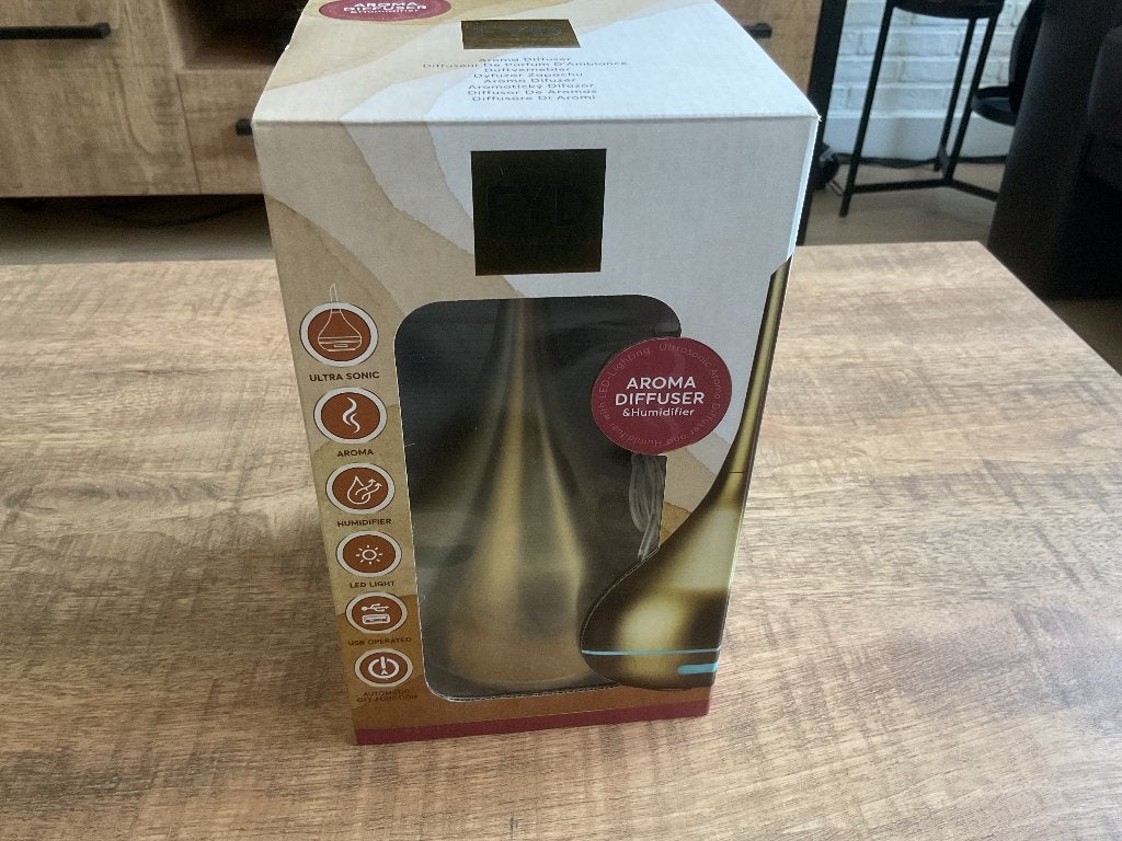 Aroma diffuser, Ophalen, Kunststof, Zo goed als nieuw, Goud