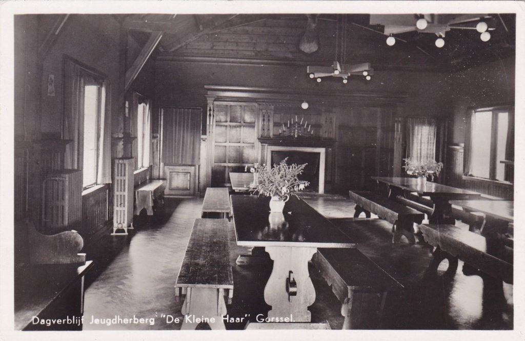 Gorssel. Dagverblijf Jeugdherberg "De Kleine Haar",, Verzenden, 1920 tot 1940, Gelopen, Gelderland
