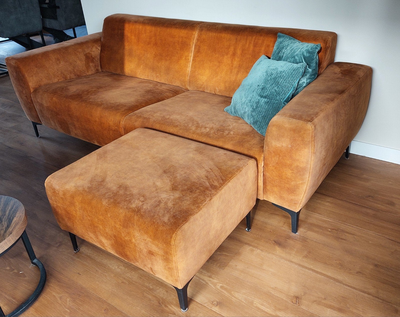 2,5 zits bank, Ophalen, Gebruikt, Tweepersoons, 75 tot 100 cm