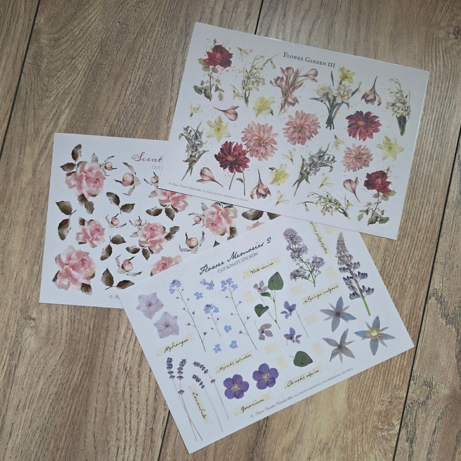 Varalusikka stickervellen, Verzenden, Zo goed als nieuw, Versiering of Embellishment, Overige merken