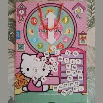 Hello Kitty Magnetisch Klokkijken Leerbord, Ophalen, Zo goed als nieuw, Ontdekken