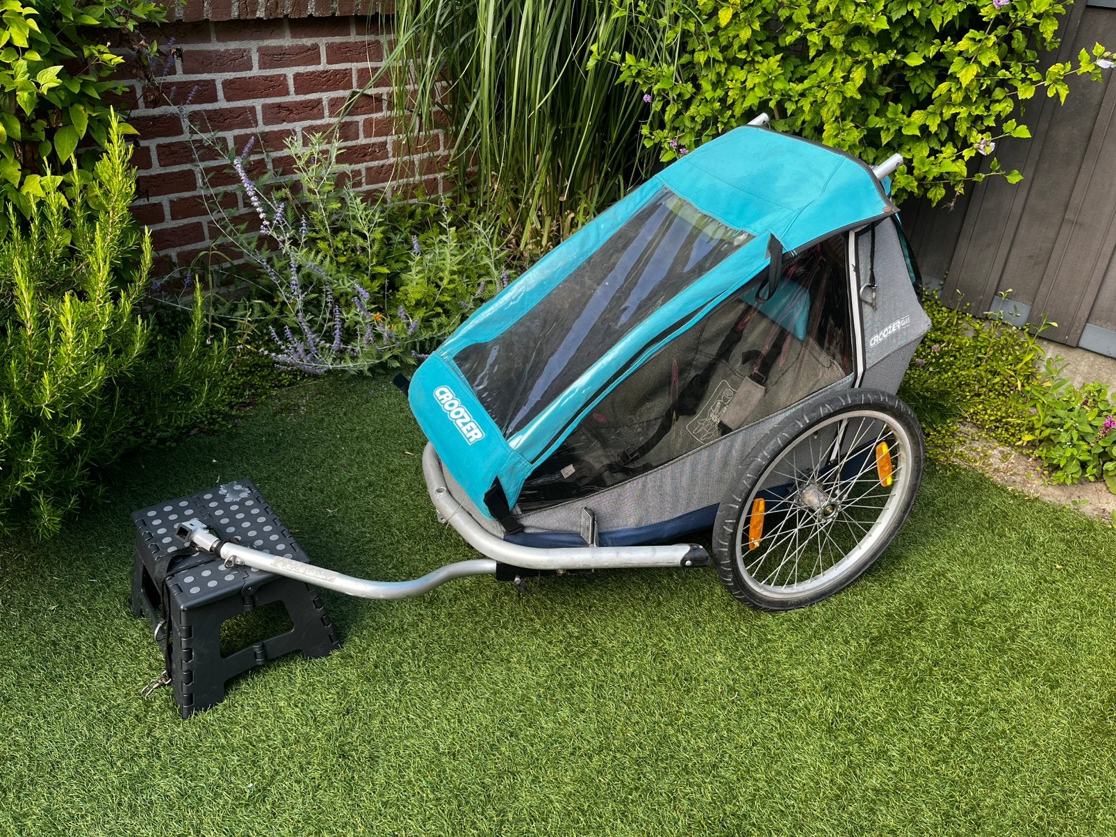 Complete Croozer kid for 1 – fiets, wandel & jogger, Ophalen, Gebruikt, Kinderkar, Opvouwbaar