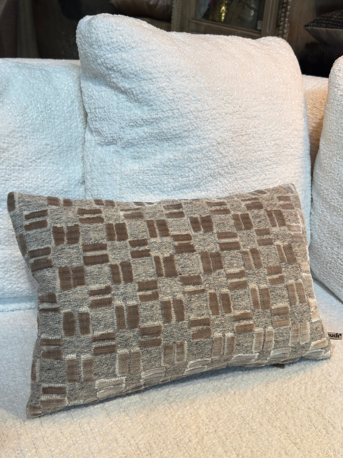 Nieuw Claudi kussen, Beige, Ophalen of Verzenden, Wasbaar, Claudi