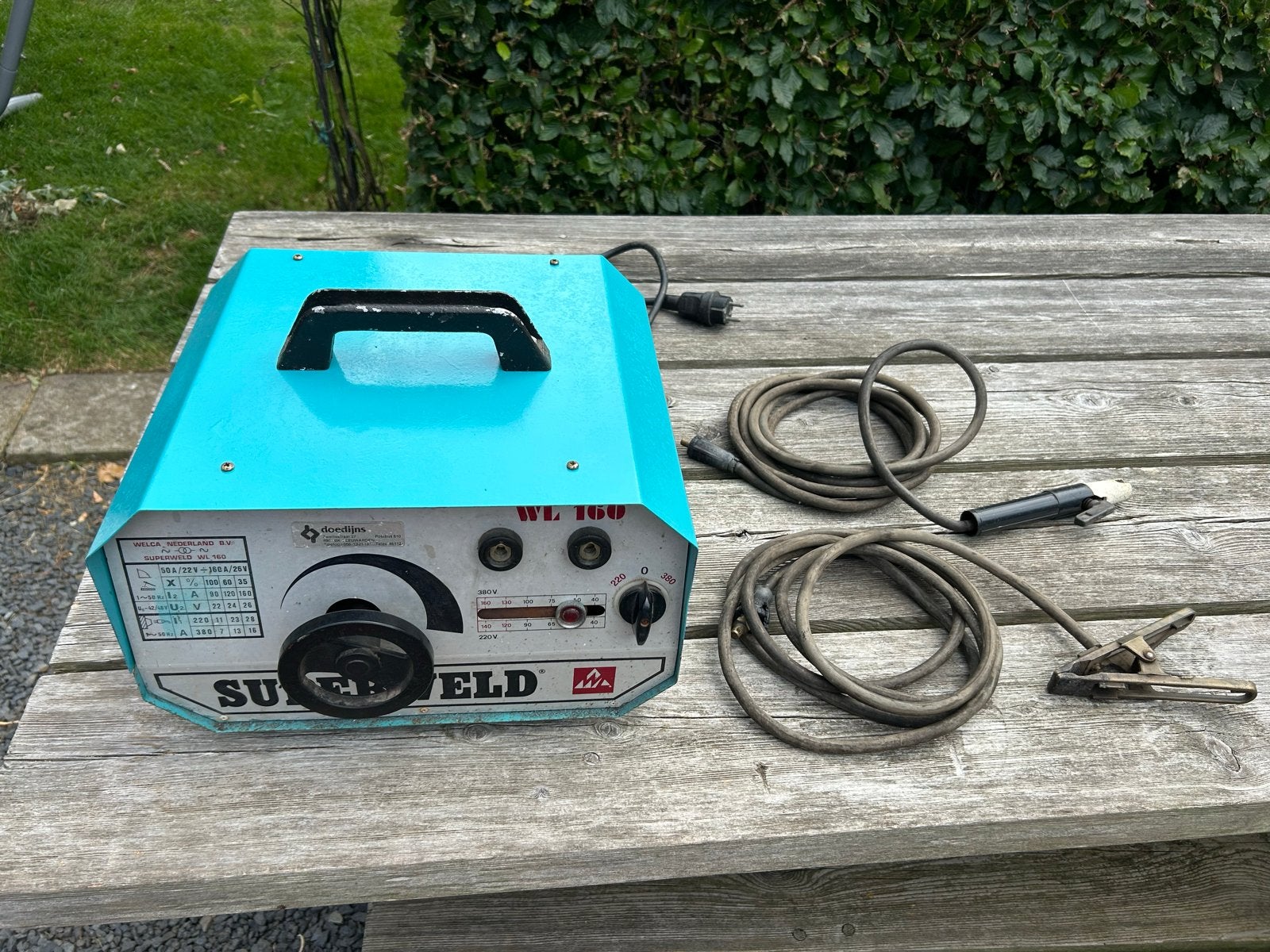Superweld WL 160 lasapparaat - Gebruikt maar functioneel, Ophalen, Gebruikt, 150 tot 250 ampère, Elektroden