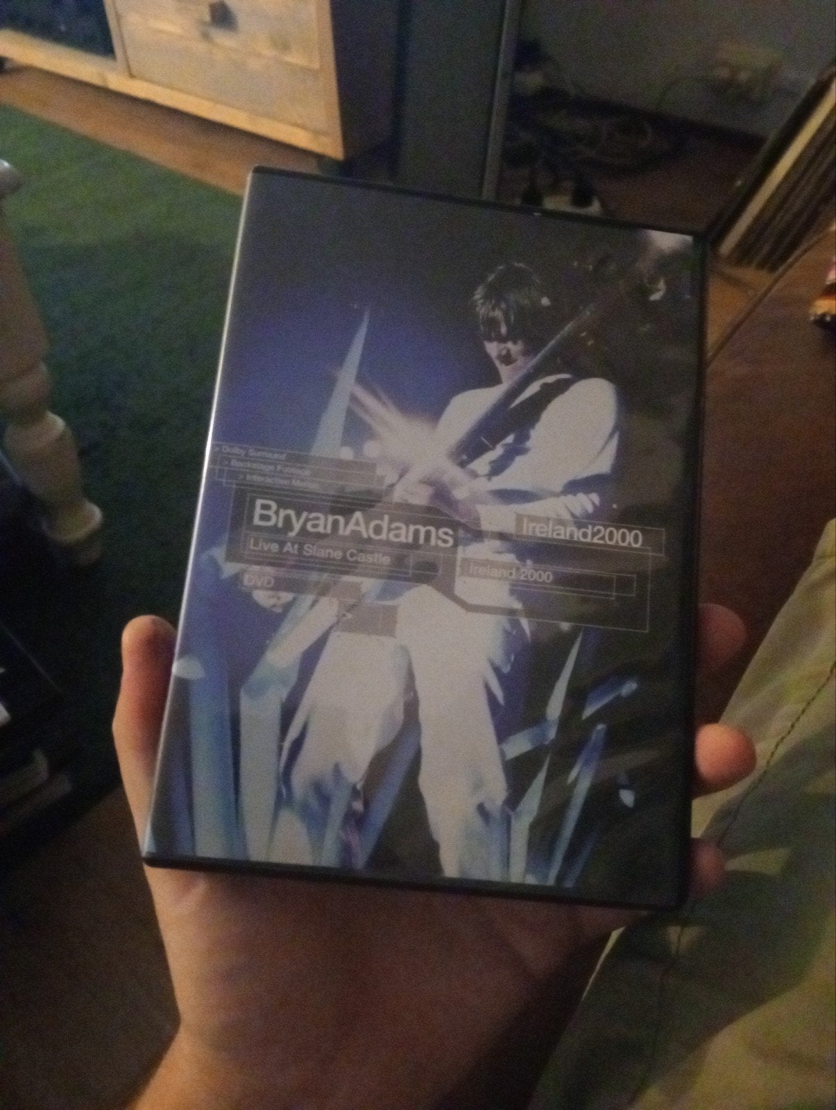 Bryan Adams - Live At Slane Castle Ireland 2000 DVD, Cd's en Dvd's, Alle leeftijden, Ophalen of Verzenden, Concert, Inclusief doosje