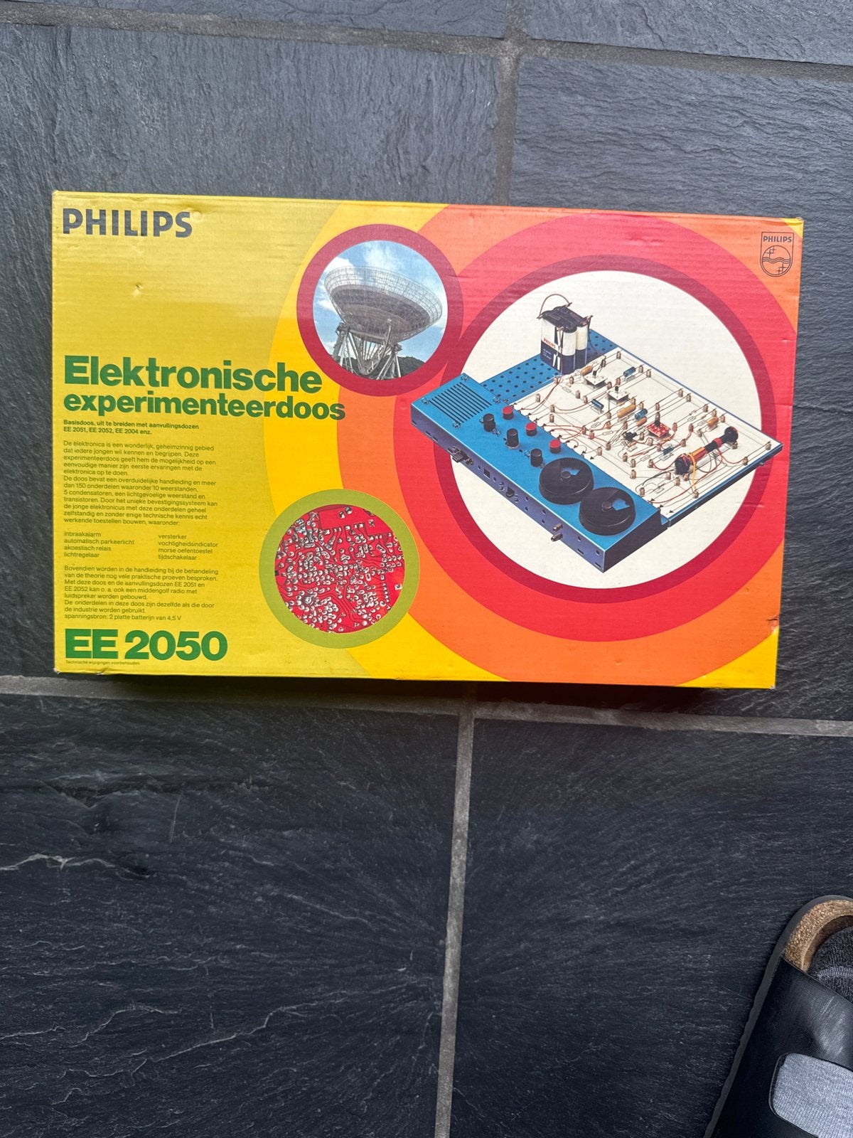 Philips Elektronische Experimenteerdoos EE 2050, Ophalen of Verzenden, Gebruikt