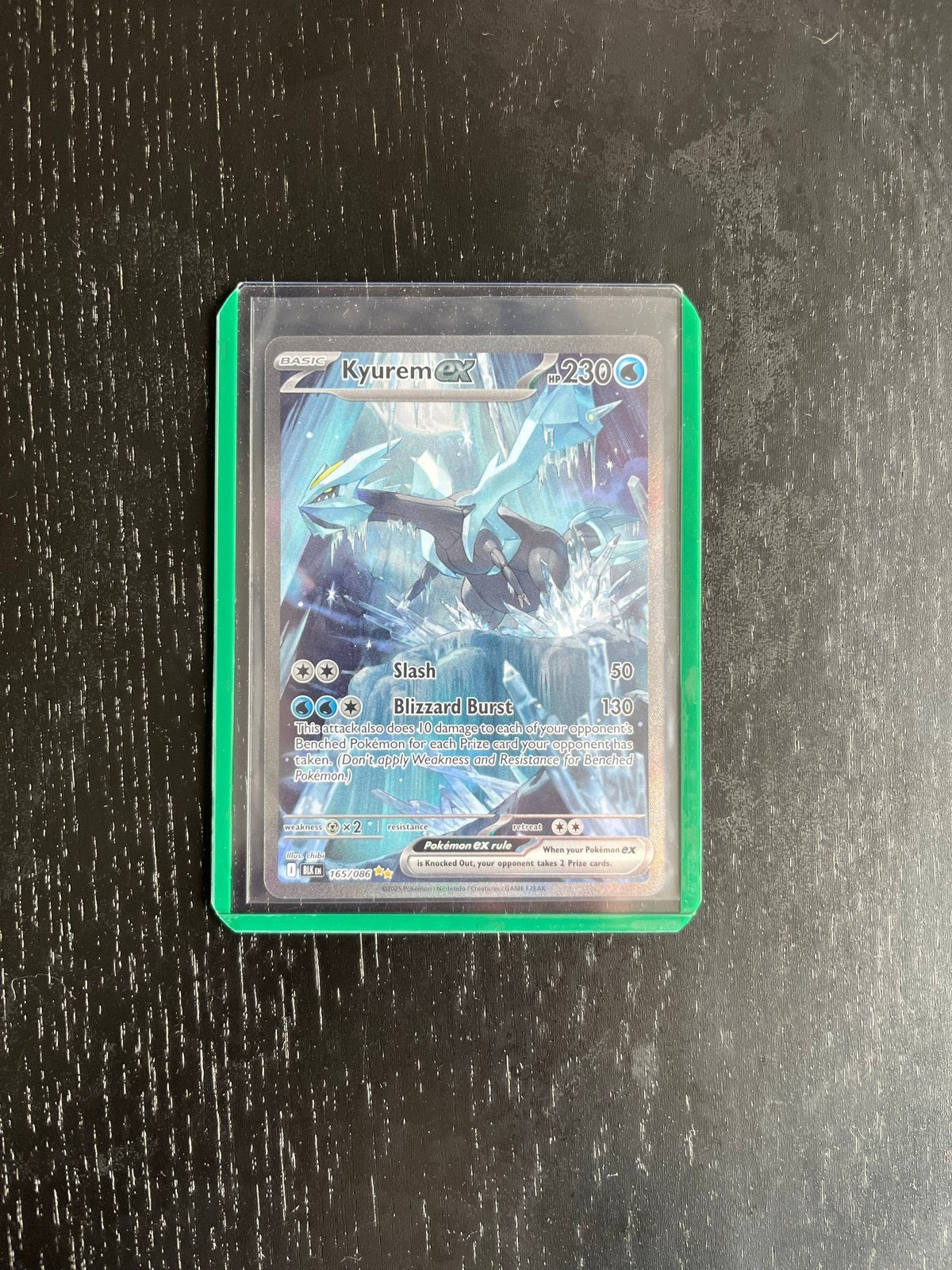 Kyurem EX - Black Bolt - Near Mint Pokémon Kaart, Ophalen of Verzenden, Zo goed als nieuw, Losse kaart