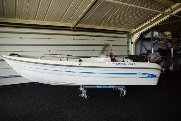 Bella 444 met Mariner 9,9 pk – inclusief 1 jaar garantie, Watersport en Boten, Overige merken, Gebruikt, 4 m, 2 m
