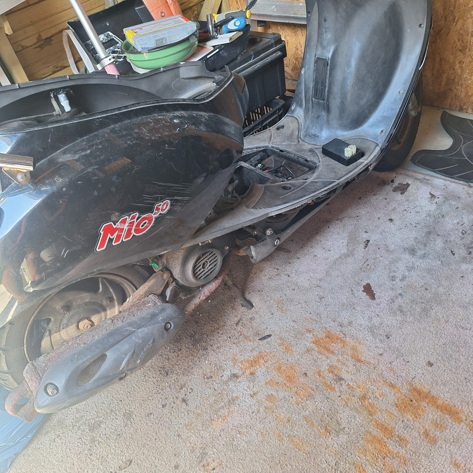 Sym Mio 50 - Start niet, met 25km/u en 45km/u ECU's, Ophalen
