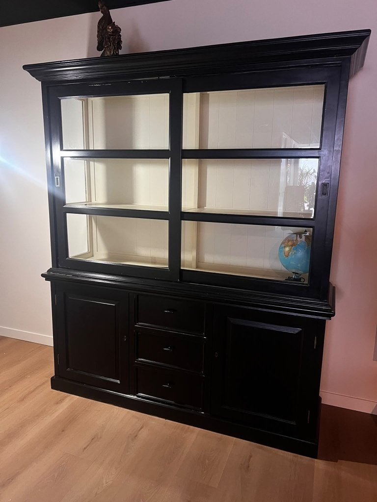 Vitrinekast, Ophalen, 200 cm of meer, Met lade(s), Zo goed als nieuw