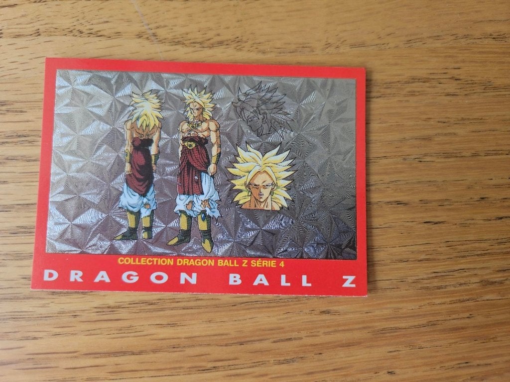 dragonball z kaart shiny red line Broly Super Saiyan, Ophalen of Verzenden, Nieuw, Losse kaart