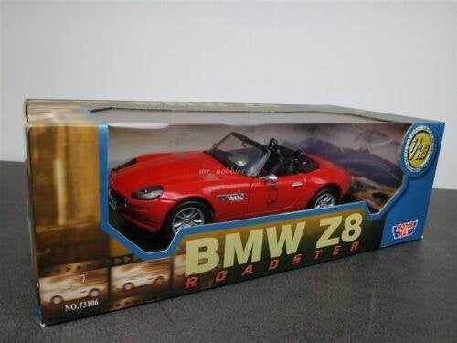 1/18 BMW Z8 MotorMax rood, Hobby en Vrije tijd, Modelauto's | 1:18, Ophalen of Verzenden, Nieuw, Auto, Motormax