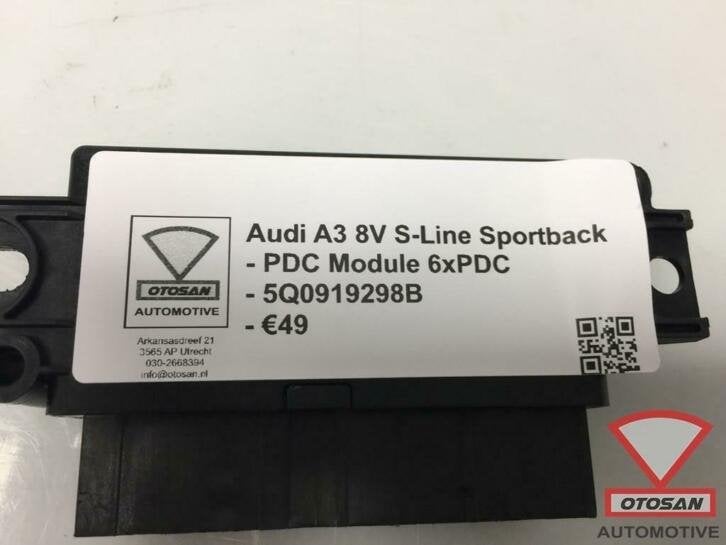 audi a3 8v s line parkeersensor pdc module 6xpdc 5q0919298b, Auto-onderdelen, Gebruikt, AUDI AG, Auto-Union-Strasse 1
85045  Ingolstadt, DE