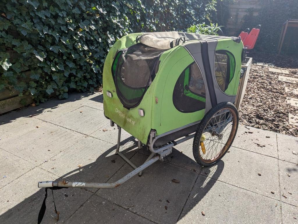 Hondenfietskar Doggy Deluxe, Ophalen of Verzenden, Gebruikt, Hondenkar, Opvouwbaar