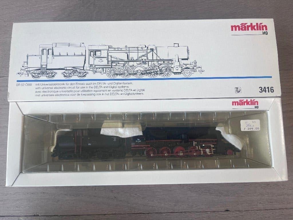 Marklin 3416 ho locomotief nieuwstaat, Wisselstroom, Locomotief, Nieuw, Ophalen of Verzenden