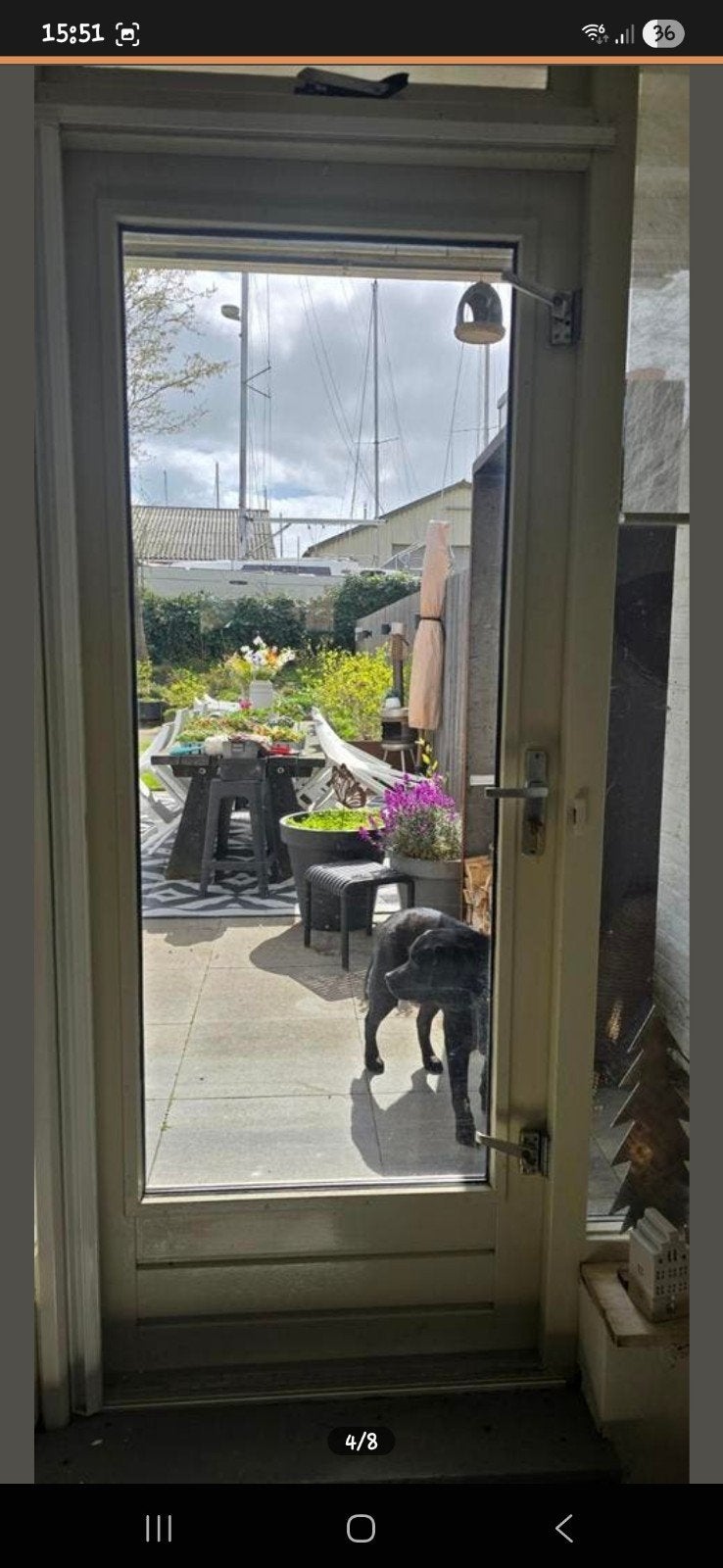 Hardhouten Deuren, Ophalen, Gebruikt, 80 tot 100 cm, Buitendeur