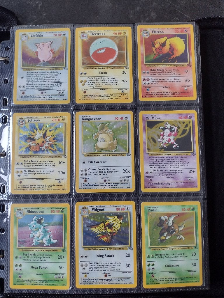 Pokemon Complete Jungle set - Unlimited, Hobby en Vrije tijd, Verzenden, Zo goed als nieuw, Meerdere kaarten