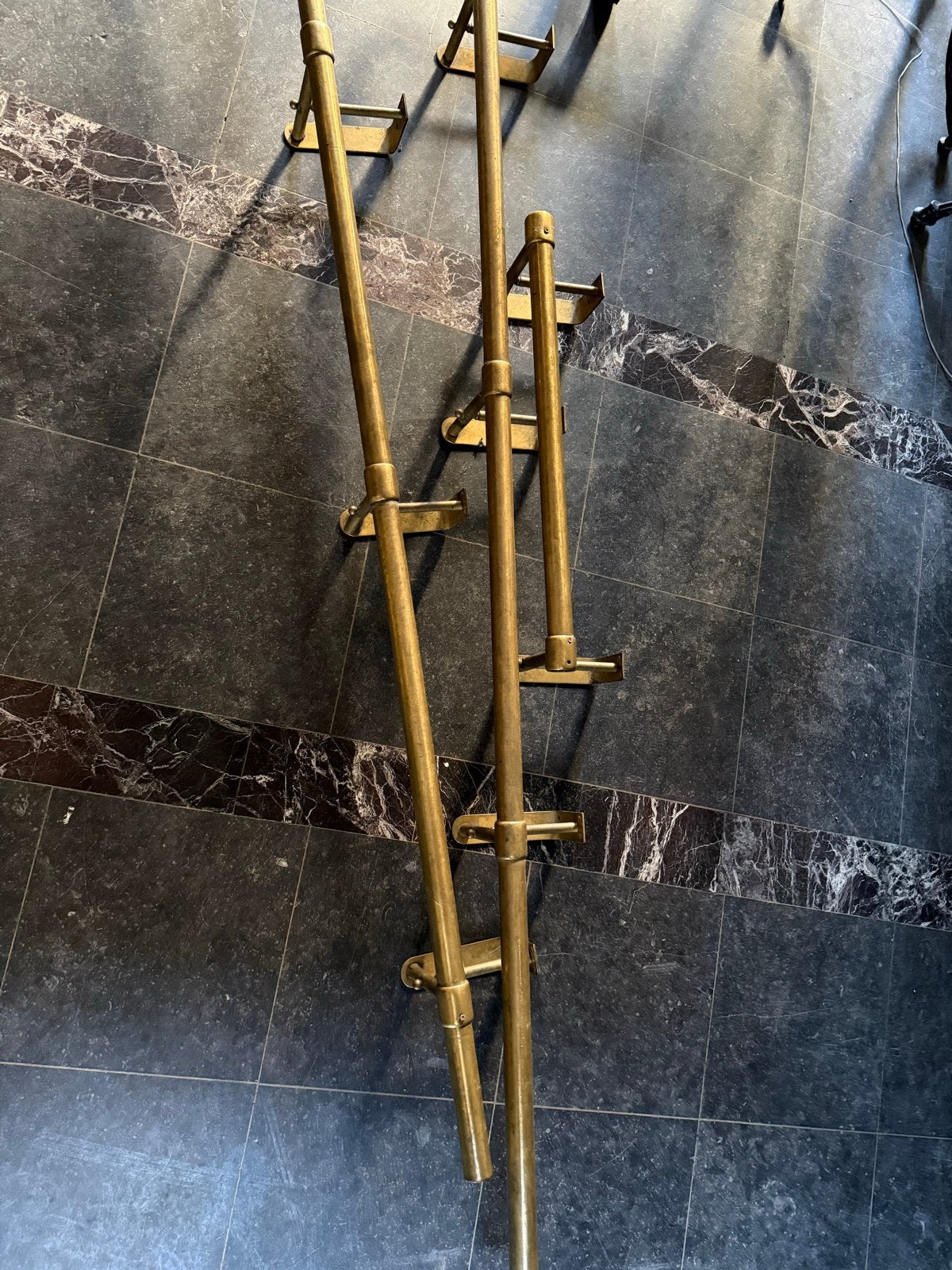 Messing Voetsteun - Totaal 6 Meter, Ophalen of Verzenden