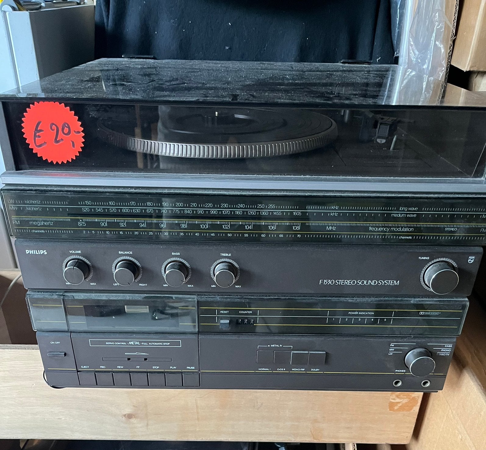 Philips stereo set F1530, Philips, Gebruikt, L, L