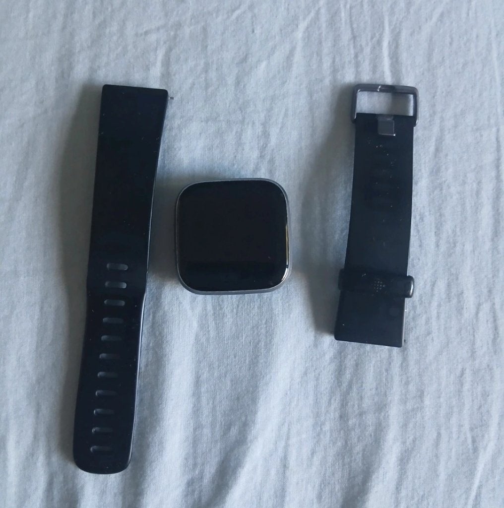 Fitbit Versa 2, Gebruikt, Zwart, Ophalen of Verzenden, Fitbit