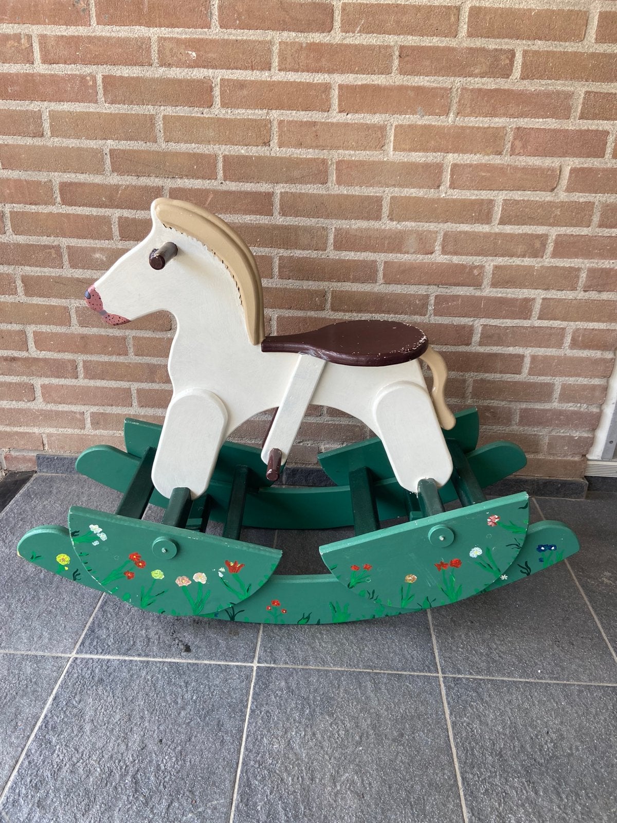 Hobbelpaard hobbel paard met 2 schommel functies, Ophalen, Gebruikt
