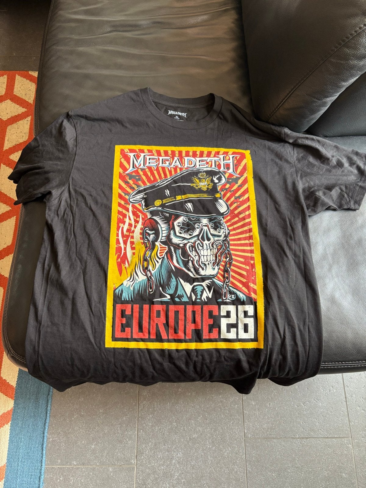 Megadeth Europe 2026 Tour T-shirt NIEUW (XL) metal music, Kleding | Heren, T-shirts, Ophalen of Verzenden, Nieuw, Maat 56/58 (XL)