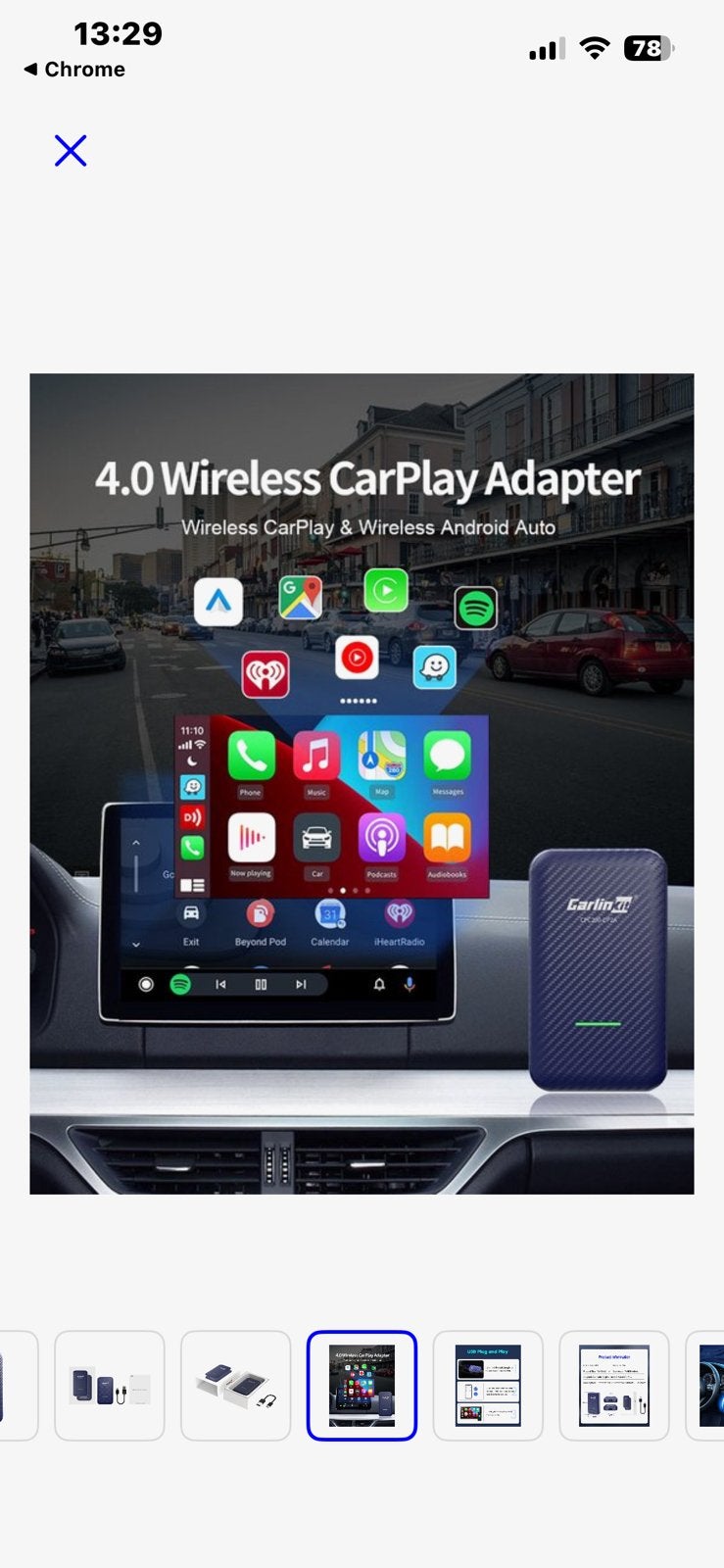 Tk CARLINKIT 4.0 ZGAN, Auto diversen, Ophalen of Verzenden, Zo goed als nieuw