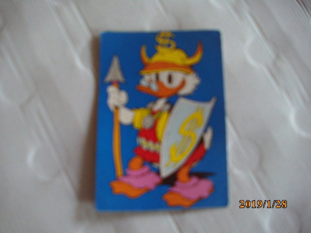ansichtkaart dagobert duck, Verzamelen, Ophalen of Verzenden, Donald Duck, Gebruikt, Papier, Kaart of Schrift