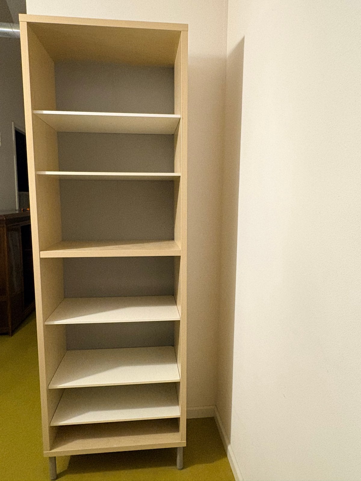 Ikea Magiker Kast met 6 planken en verstelbare poten, Ophalen, Gebruikt, 200 cm of meer, 50 tot 100 cm