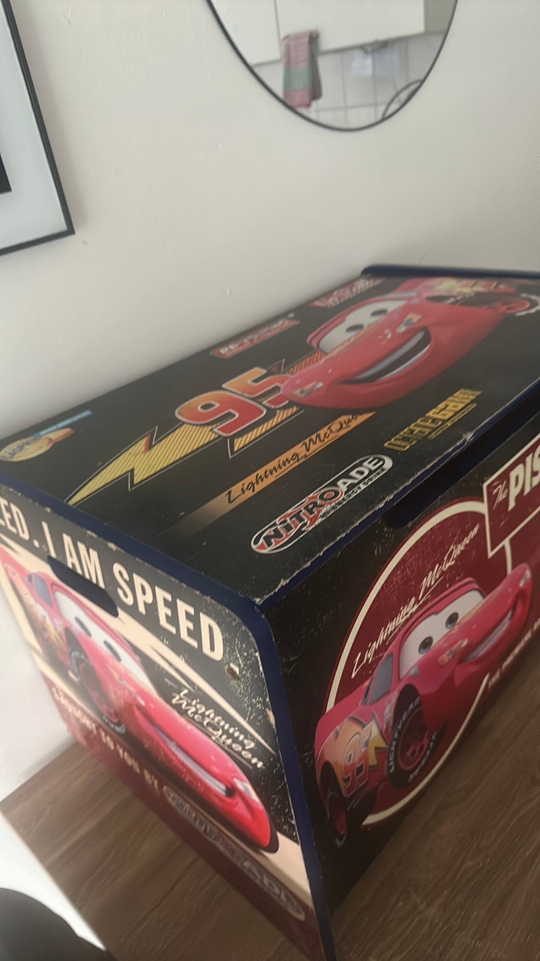 Cars opberg kist, Ophalen, Gebruikt, 50 tot 100 cm, 50 tot 75 cm