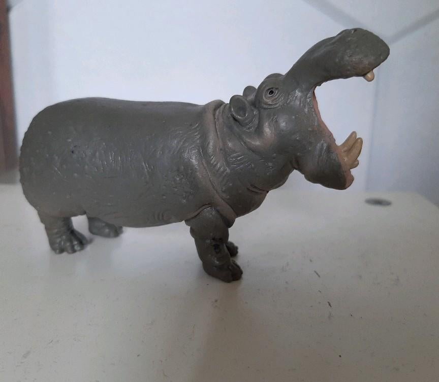 Schleich nijlpaard zeldzaam, Ophalen of Verzenden, Zo goed als nieuw, Wild dier, Beeldje of Figuurtje