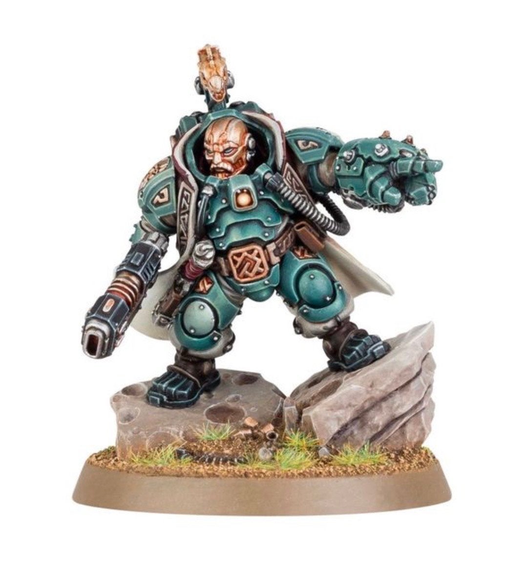 Warhammer 40K Leagues of Votann Kahl (NoS), Hobby en Vrije tijd, Figuurtje(s), Ophalen of Verzenden, Geverfd, Warhammer 40000