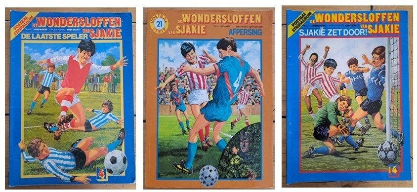 DE WONDERSLOFFEN VAN SJAKIE - 3 albums, Meerdere stripboeken, Ophalen of Verzenden, Gelezen, Fred Baker