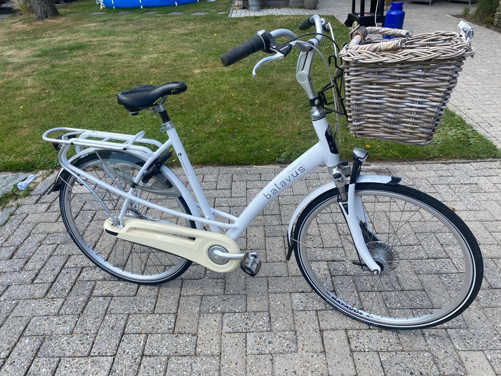 Batavus Inspire Mambo Damesfiets met mand, Fietsen en Brommers, Ophalen, Velgrem, Versnellingen, Batavus