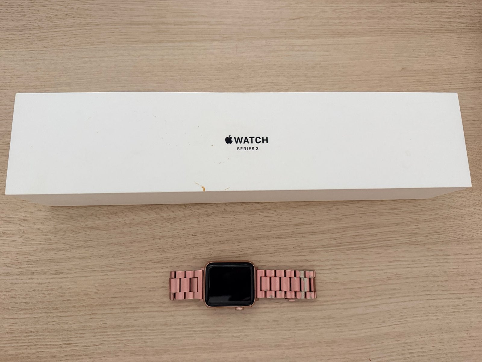 Apple Watch Series 3 Rose Gold, IOS, Ophalen of Verzenden, Afstand, Gebruikt