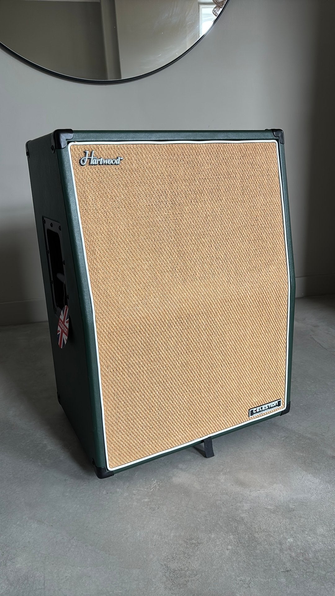 Hartwood cabinet met twee Celestion V30 speakers, Muziek en Instrumenten, Ophalen, Zo goed als nieuw, 100 watt of meer