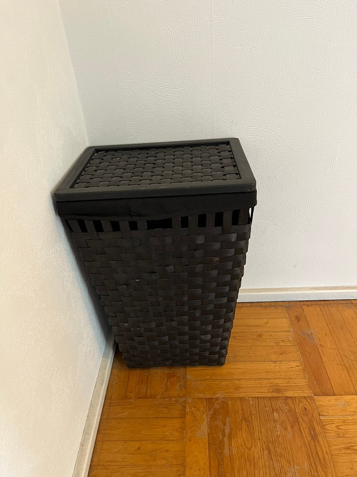 Wasmand ikea, zwart, Huis en Inrichting, Ophalen, Zo goed als nieuw, Zwart