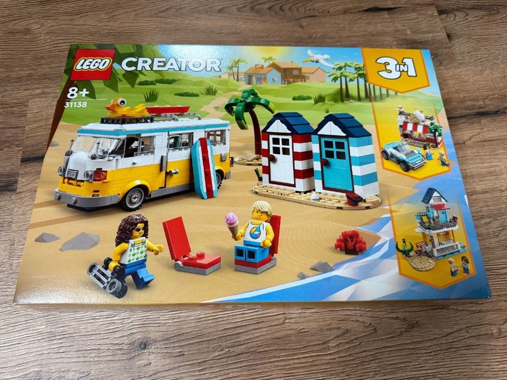 LEGO 31138 Strandkampeerbus, Ophalen, Lego, Nieuw, Complete set